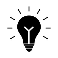 Bulb Icon Vector Design Template