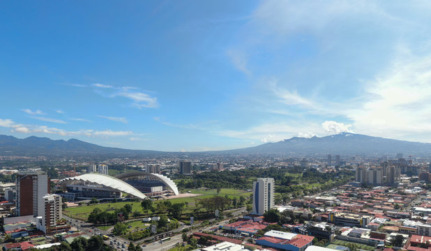 La Sabana Park, Costa Rica National Stadium (Estadio Nacional De Costa Rica) And Dowtown San Jose, Costa Rica