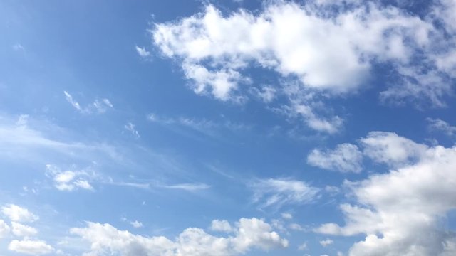 北海道の秋の空　タイムラプス