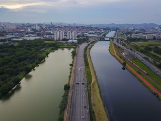 Pinheiros River and USP lagoon