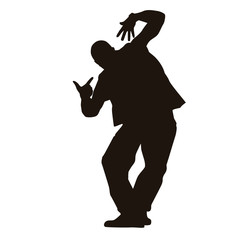 Hip-hop Dancer Silhouette