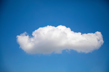 Summer sky with cumulus clouds