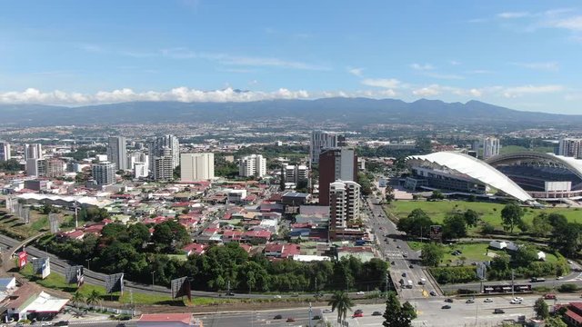 Aerial Views of La Sabana, Costa Rica