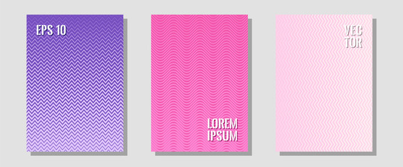 Fototapeta premium Banner graphics cool vector templates set.