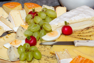 Alpin appetizer cheese  plate