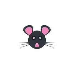 Mouse logo template icon design