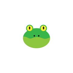 Frog logo template vector icon design