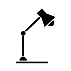 Desk Lamp Icon Vector Design Template