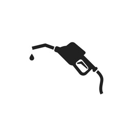 Gasoline pump nozzle sign.