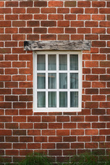 Fototapeta na wymiar old window on the wall