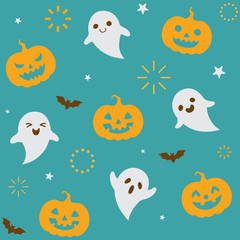 Halloween seamless pattern