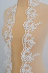White lace stock photo on dummy, mannequin