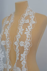 White lace stock photo on dummy, mannequin