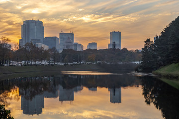 Fototapeta premium tokio sunset