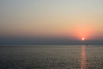 Obraz premium Beautiful morning seascape near the Cefalu town. Sicily, Italy