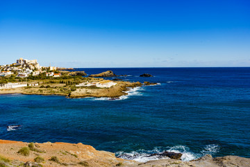 Sea coast landscape in Spain