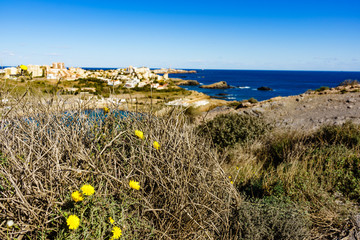 Sea coast landscape in Spain