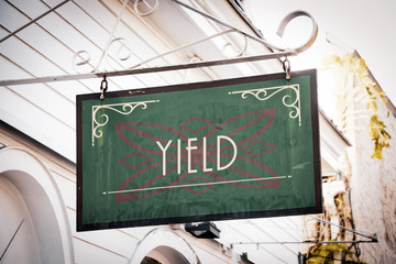 Street Sign to Yield