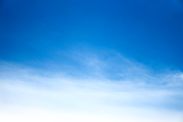 Blue sky with white clouds