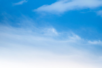 Blue sky with white clouds