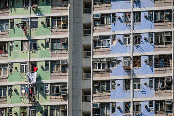 Residential buildings in Hong Kong