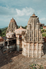 View of the Temple inside the Kumbhalgarh fort in Udaipur, Rajasthan, India