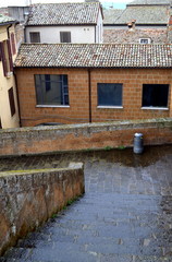 Alte Häuser in Orvieto