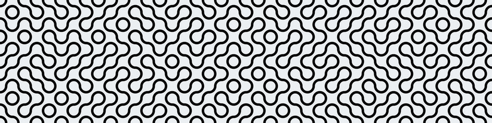 Truchet Random Pattern Generative Tile Art background illustration