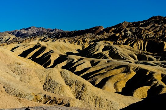 Scenic view while travelling through the Death Valley near Las Vegas