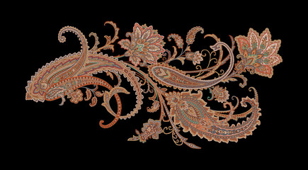 Decorative elegant luxury design.Design for cover, fabric, textile, wrapping paper .Paisley pattern.