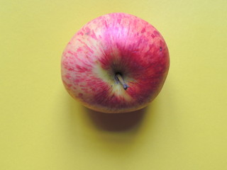 red apples on black background