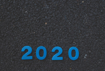 Fototapeta premium Concept for new year 2020.