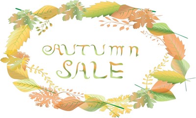 Autumn Leaves Frame and Border background Template