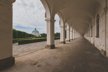 Colonnade in the Flower Garden in Kromeriz