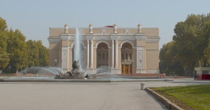 The Navoi Theater (Uzbek: Alisher Navoiy) State Academic Bolshoi Theatre" is the national opera theater in Tashkent, Uzbekistan.