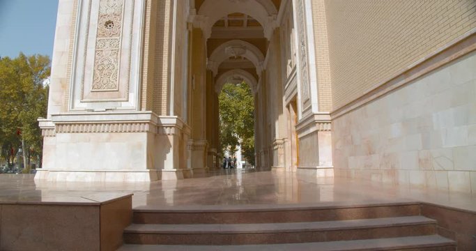 The Navoi Theater (Uzbek: Alisher Navoiy) State Academic Bolshoi Theatre" is the national opera theater in Tashkent, Uzbekistan.