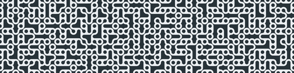 Truchet Random Pattern Generative Tile Art background illustration