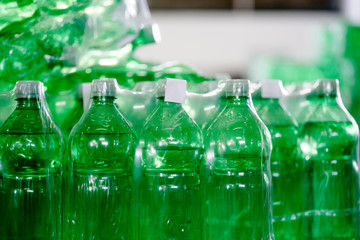 Water factory - Water bottling line for processing and bottling pure spring water into small bottles.