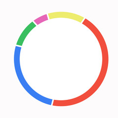 abstract background with circles empty diagram colorful