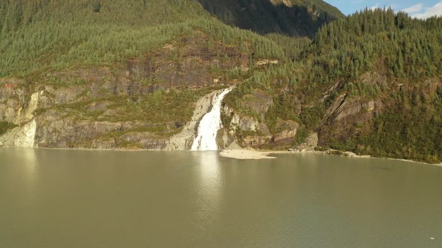 Nugget Falls pano-Alaska