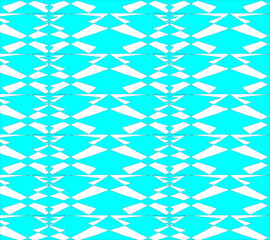 Fototapeta premium Abstract blue and white pattern for background and textile design