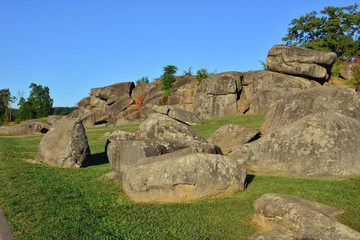 Devils Den at the Battle of Gettsyburg.