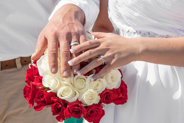 Bouquet Of The Bride And Groom