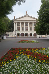 Building of the Russian Academic Drama Theater named after Lunacharsky in the city of Sevastopol, Crimea