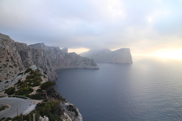 Cap Formentor from the lighthouse, West Coast, Mallorca, Spain