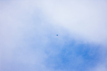 airplane flying in the sky