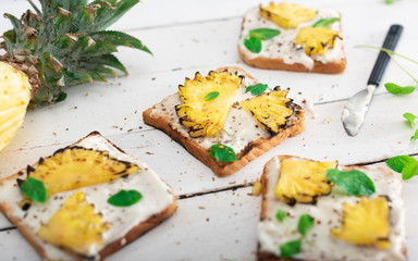 Pineapple toast
