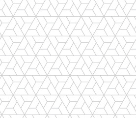 The geometric pattern with lines. Seamless vector background. White and grey texture. Graphic modern pattern. Simple lattice graphic design,