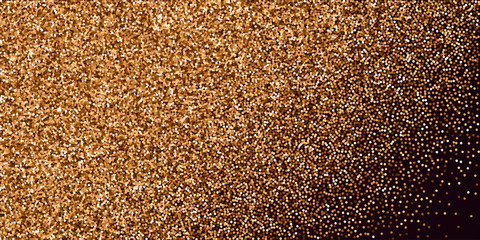 Red round gold glitter luxury sparkling confetti. 