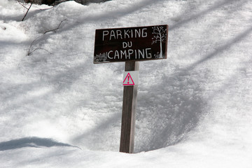 parking du camping